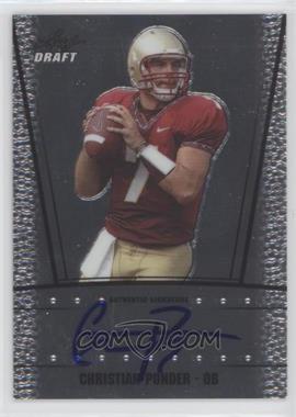 2011 Leaf Metal Draft - [Base] #RC-CP1 - Christian Ponder