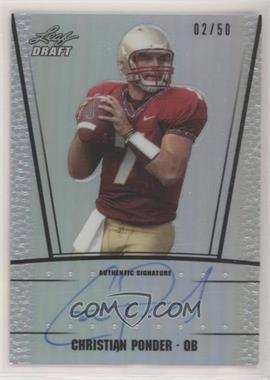 2011 Leaf Metal Draft - [Base] #RC-CP1 - Christian Ponder