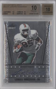 2011 Leaf Metal Draft - [Base] #RC-LH1 - Leonard Hankerson [BGS 10 PRISTINE]