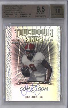 2011 Leaf Metal Draft - Touchdown Kings - Prismatic #TK-JJ2 - Julio Jones /25 [BGS 9.5 GEM MINT]