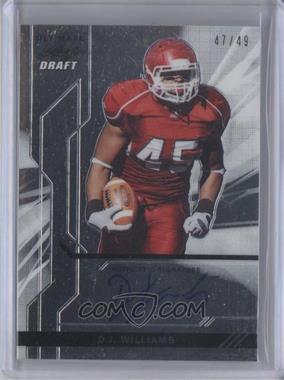 2011 Leaf Ultimate Draft - [Base] - Metal #U-DJW - D.J. Williams /49