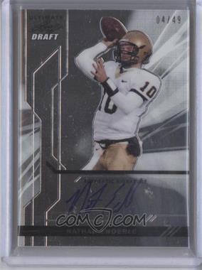 2011 Leaf Ultimate Draft - [Base] - Metal #U-NE1 - Nathan Enderle /49