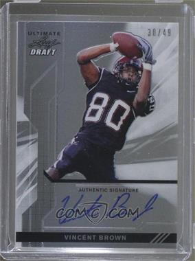 2011 Leaf Ultimate Draft - [Base] - Metal #U-VB1 - Vincent Brown /49