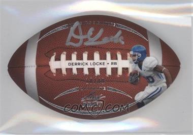 2011 Leaf Ultimate Draft - Football Die-Cuts #FB-DL1 - Derrick Locke /49