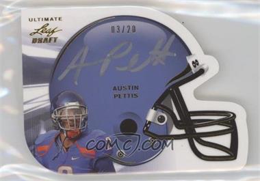 2011 Leaf Ultimate Draft - Helmet Die-Cuts - Gold #H-AP1 - Austin Pettis /20