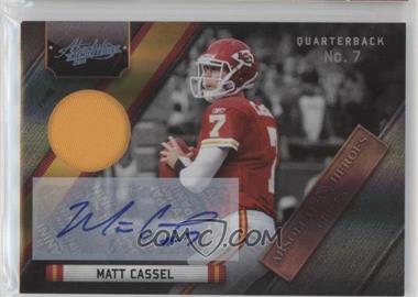 2011 Panini Absolute Memorabilia - Absolute Heroes - Spectrum Materials Prime Signatures #24 - Matt Cassel /5