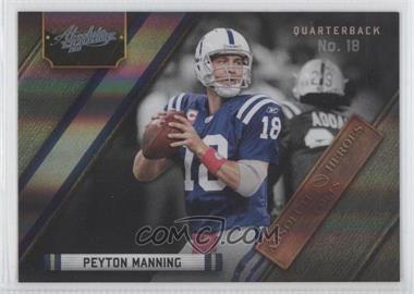 2011 Panini Absolute Memorabilia - Absolute Heroes - Spectrum #19 - Peyton Manning /100