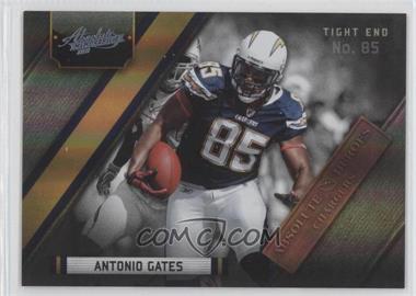 2011 Panini Absolute Memorabilia - Absolute Heroes - Spectrum #5 - Antonio Gates /100