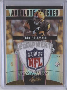 2011 Panini Absolute Memorabilia - Absolute Patches Spectrum Prime - NFL Shield #37 - Troy Polamalu /1