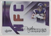 Rookie Premiere Materials - Kyle Rudolph [Noted] #/99