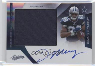 2011 Panini Absolute Memorabilia - [Base] - Jumbo Signatures #205 - Rookie Premiere Materials - DeMarco Murray /25