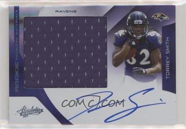 2011 Panini Absolute Memorabilia - [Base] - Jumbo Signatures #206 - Rookie Premiere Materials - Torrey Smith /25