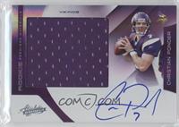 Rookie Premiere Materials - Christian Ponder #/25