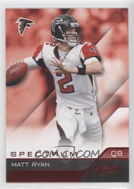 2011 Panini Absolute Memorabilia - [Base] - Retail Spectrum Red #4 - Matt Ryan