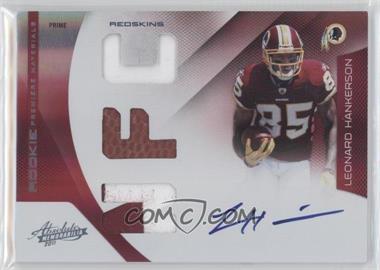 2011 Panini Absolute Memorabilia - [Base] - Spectrum AFC/NFC Prime Signatures #222 - Rookie Premiere Materials - Leonard Hankerson /25