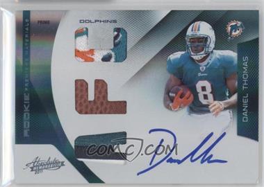 2011 Panini Absolute Memorabilia - [Base] - Spectrum AFC/NFC Prime Signatures #230 - Rookie Premiere Materials - Daniel Thomas /25