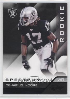 2011 Panini Absolute Memorabilia - [Base] - Spectrum Black #105 - Rookie - Denarius Moore /25