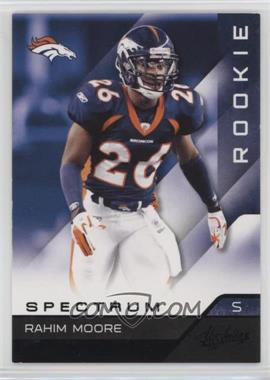 2011 Panini Absolute Memorabilia - [Base] - Spectrum Black #171 - Rookie - Rahim Moore /25