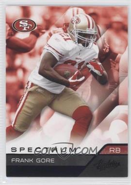 2011 Panini Absolute Memorabilia - [Base] - Spectrum Black #84 - Frank Gore /25