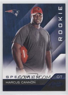 2011 Panini Absolute Memorabilia - [Base] - Spectrum Blue #186 - Rookie - Marcus Cannon /100