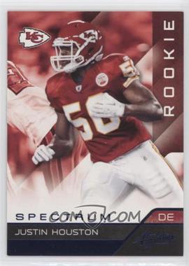 2011 Panini Absolute Memorabilia - [Base] - Spectrum Blue #194 - Rookie - Justin Houston /100