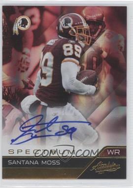 2011 Panini Absolute Memorabilia - [Base] - Spectrum Gold Autographs #100 - Santana Moss /10