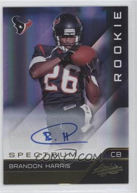 2011 Panini Absolute Memorabilia - [Base] - Spectrum Gold Autographs #144 - Rookie - Brandon Harris /299