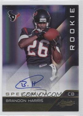 2011 Panini Absolute Memorabilia - [Base] - Spectrum Gold Autographs #144 - Rookie - Brandon Harris /299