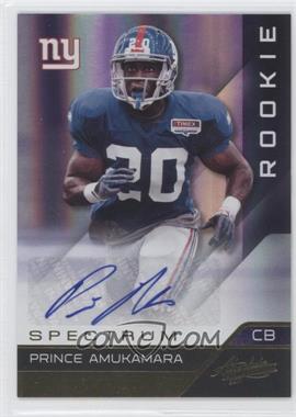 2011 Panini Absolute Memorabilia - [Base] - Spectrum Gold Autographs #148 - Rookie - Prince Amukamara /299