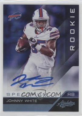 2011 Panini Absolute Memorabilia - [Base] - Spectrum Platinum Autographs #135 - Rookie - Johnny White /25