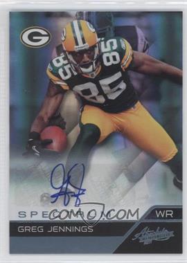 2011 Panini Absolute Memorabilia - [Base] - Spectrum Platinum Autographs #39 - Greg Jennings /10