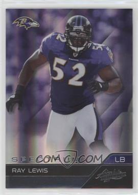 2011 Panini Absolute Memorabilia - [Base] - Spectrum Silver #10 - Ray Lewis /50