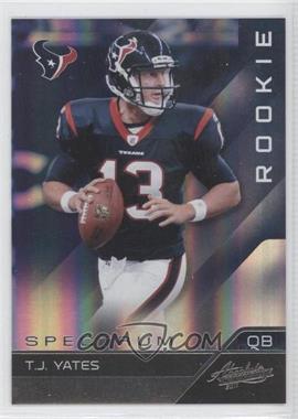 2011 Panini Absolute Memorabilia - [Base] - Spectrum Silver #140 - Rookie - T.J. Yates /50