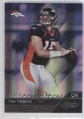 2011 Panini Absolute Memorabilia - [Base] - Spectrum Silver #34 - Tim Tebow /50