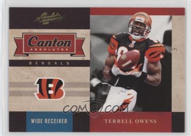 2011 Panini Absolute Memorabilia - Canton Absolutes #12 - Terrell Owens