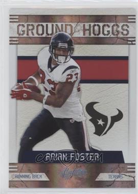 2011 Panini Absolute Memorabilia - Ground Hoggs - Spectrum #25 - Arian Foster /100