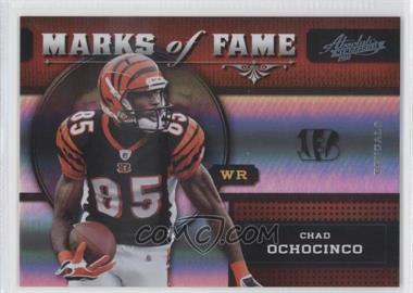 2011 Panini Absolute Memorabilia - Marks of Fame - Spectrum #15 - Chad Ochocinco /100