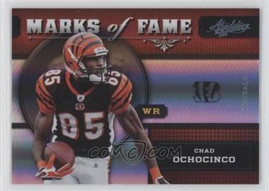 2011 Panini Absolute Memorabilia - Marks of Fame - Spectrum #15 - Chad Ochocinco /100