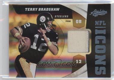 2011 Panini Absolute Memorabilia - NFL Icons - Spectrum Materials Prime #23 - Terry Bradshaw /25