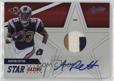 2011 Panini Absolute Memorabilia - Star Gazing - Materials Prime Signatures #11 - Austin Pettis /25