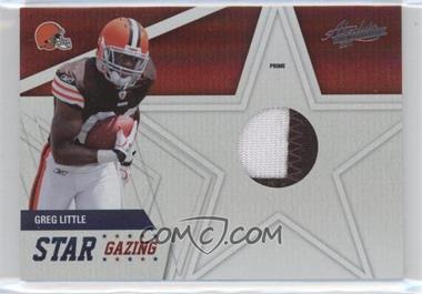 2011 Panini Absolute Memorabilia - Star Gazing - Materials Prime #20 - Greg Little /50