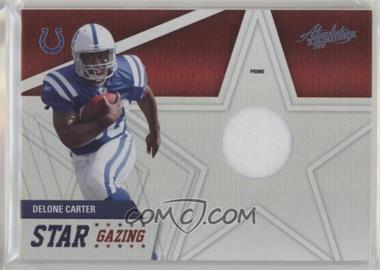 2011 Panini Absolute Memorabilia - Star Gazing - Materials Prime #5 - Delone Carter /50