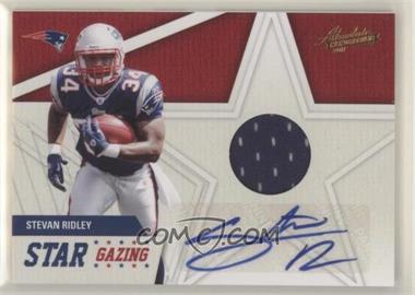 2011 Panini Absolute Memorabilia - Star Gazing - Materials Signatures #18 - Stevan Ridley /49