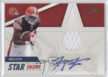 2011 Panini Absolute Memorabilia - Star Gazing - Materials Signatures #20 - Greg Little /49