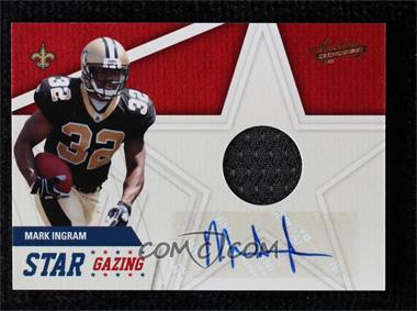 2011 Panini Absolute Memorabilia - Star Gazing - Materials Signatures #26 - Mark Ingram /49