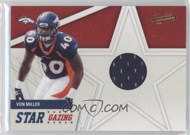 2011 Panini Absolute Memorabilia - Star Gazing - Materials #19 - Von Miller