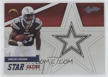 2011 Panini Absolute Memorabilia - Star Gazing - Spectrum #7 - Vincent Brown /50