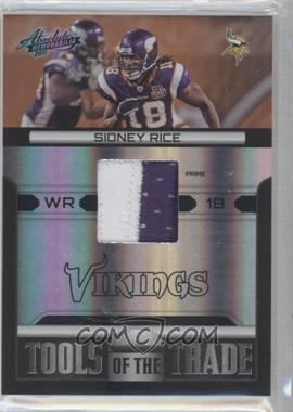 2011 Panini Absolute Memorabilia - Tools of the Trade Materials - Spectrum Black Prime #35 - Sidney Rice /5