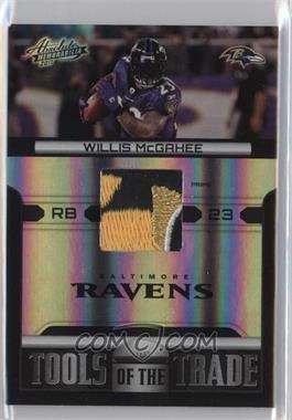 2011 Panini Absolute Memorabilia - Tools of the Trade Materials - Spectrum Black Prime #7 - Willis McGahee /25