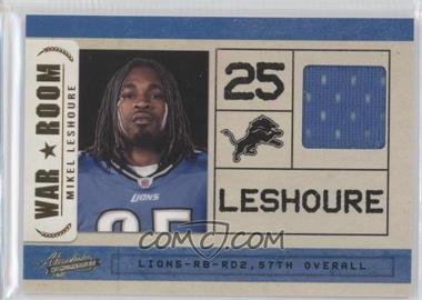 2011 Panini Absolute Memorabilia - War Room - Materials #2 - Mikel Leshoure